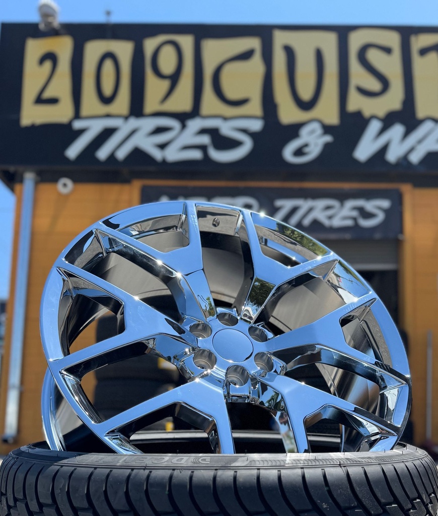 STW 288 24X10+30 6X139.7 C.B-78.1 CHROME**GMC REPLICA**SPECIAL***