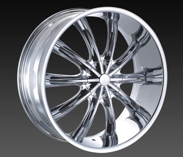 RED SPORT 22 22X9.5+13 5X135+139.7 C.B-87.1 CHROME