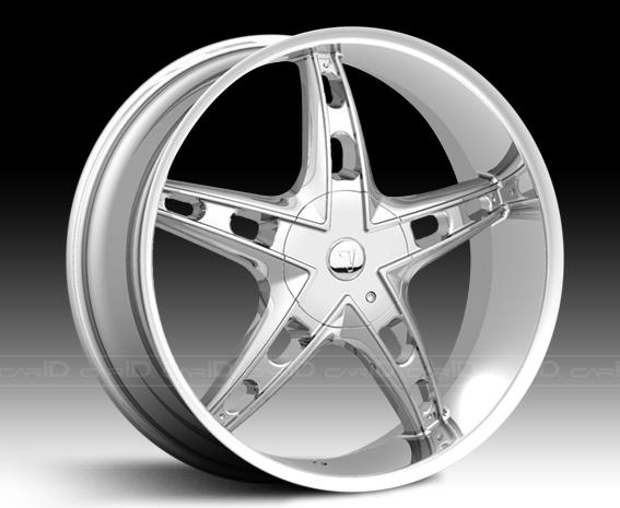VELOCITY 930 22X9+30 6X135+139.7 C.B-78.1 CHROME