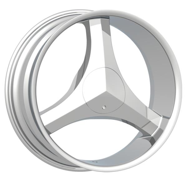 U2 135 22X9.5+13 5X115+120 C.B-74.2 CHROME