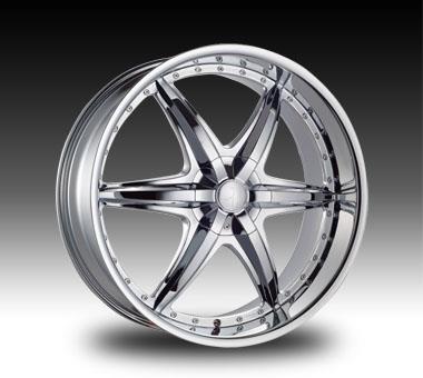 PHINO 78 24X9.5+13 5X115+120 C.B-74.2 CHROME