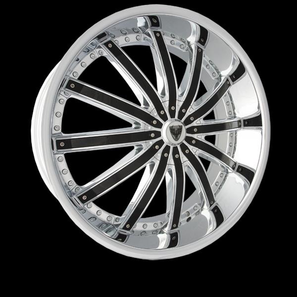 VENICE DOLCE 26X9+15 5X115+120 C.B-78.1 CHROME +B INSERTS