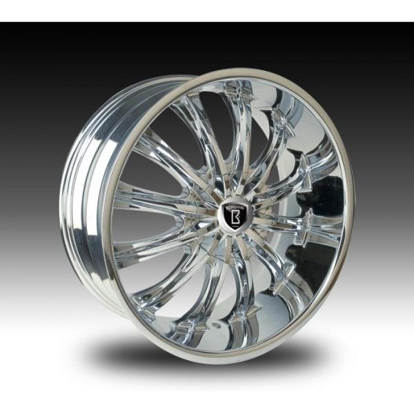 BORGHINI 15 26X10+13 5X135+5X139.7 C.B-87.1 CHROME
