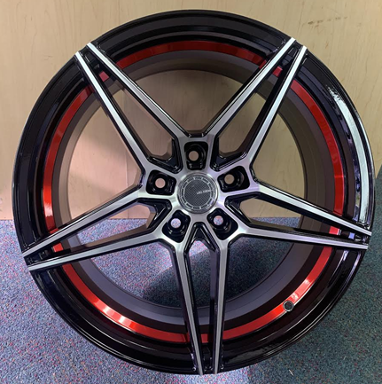 VELSEN WHEEL 562-M 18X8.5+38 5X114.3 C.B-73.1 B+M+MU-TR4****RED***