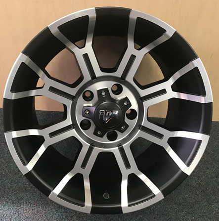 RDR 11-M 17X9+0 5X127 C.B-78.1 BLACK/MACHINE(LANDER)-MFB+M