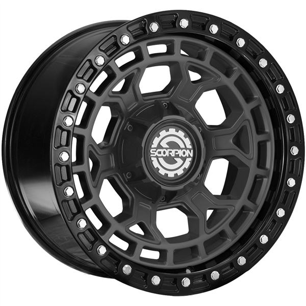 SCORPION OFFROAD NOMAD 17X9-12 6X135+6X139.7 C.B-106.1 MATTE BLACK