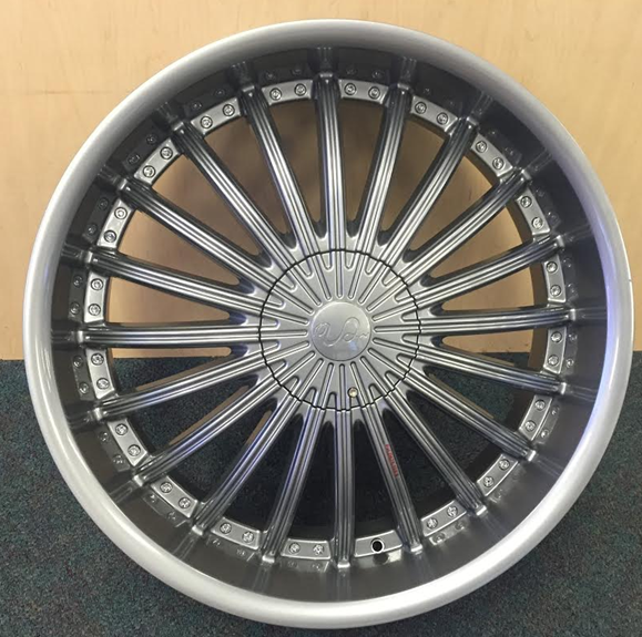 U2-29-M 22X8+38 5X114.3+5X120 C.B-74.2 GM GUN METAL