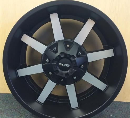 DCENTI 960 20X9+0 5X127 C.B-78.1 MFB+MO BLACK MACHINED