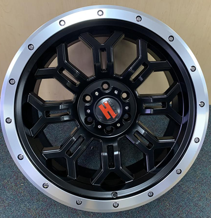 HAVOK H108 20X9-12 5X127 C.B-78.1 DFB+ME MATTE BLACK MACHINE BEAD