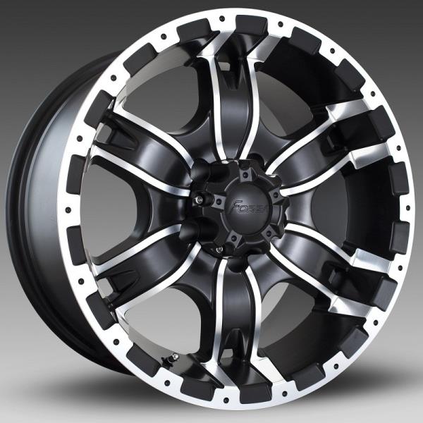 FORZA 307 OFF ROAD 17X9+12 6X139.7 MATTE BLACK