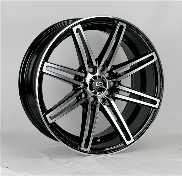 DRIFT RACING DR536 15X7+32 4X100+4X114.3 C.B 73.10 GLOSS BLACK MACHINE FACE #BC142