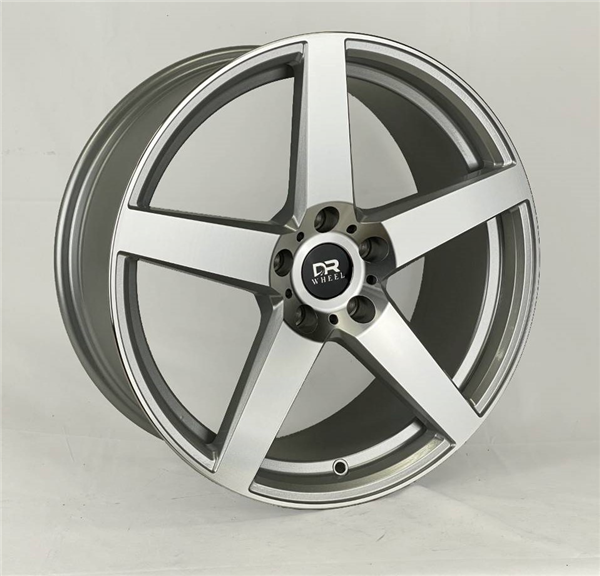 DRIFT RACING DR73 AO7003 18X8+35 5X114.3 C.B 73.10 SILVER MACHINE FACE*FORGED FLOW FORMED*