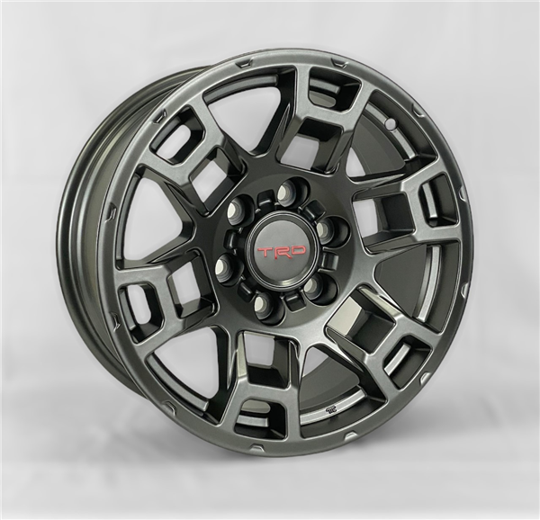 TRD TR-5 AO9989 18X8+15 6X139.7 C.B 106.10 SEMI MATT GUN METAL