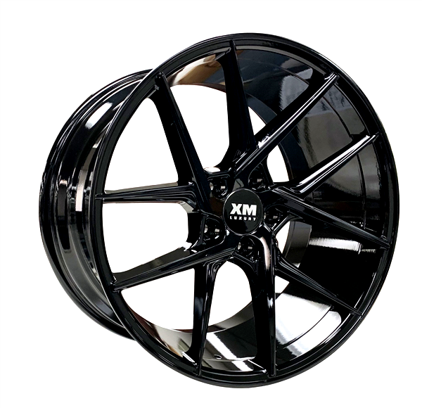 XM LUXURY XM-204 20X8.5+35 5X112 C.B 66.56 GLOSS BLACK