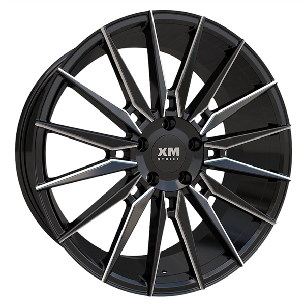 XM STREET XM-610 20X8.5+35 5X114.3 C.B 74.10 BLACK MILLED