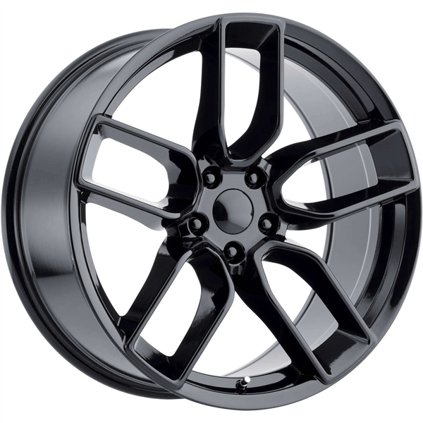 REPLICA DODGE WIDEBODY RP028 20X9+20 5X115 C.B 71.50 GLOSS BLACK