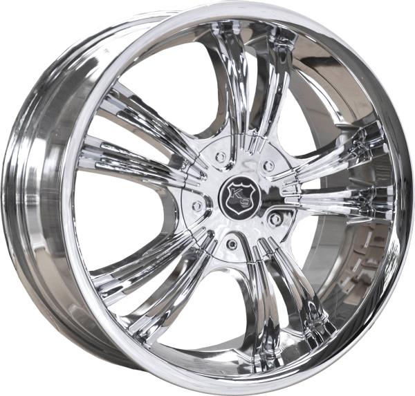 K9 K137 20X7.5+35 4X100+4X114.3 C.B 73.1 CHROME