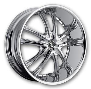 2 CRAVE NO.21 22X9.5+30 DRLD 6X135+6X139.7 C.B 87 CHROME (NO CAP)