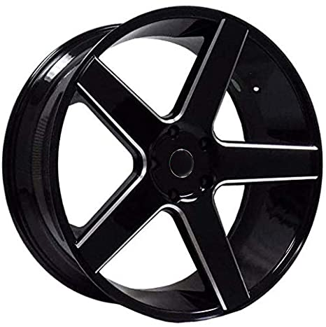 5198 26X10+30 6X139.7 C.B 78.10 M12B GLOSS BLACK MILLED WINDOW