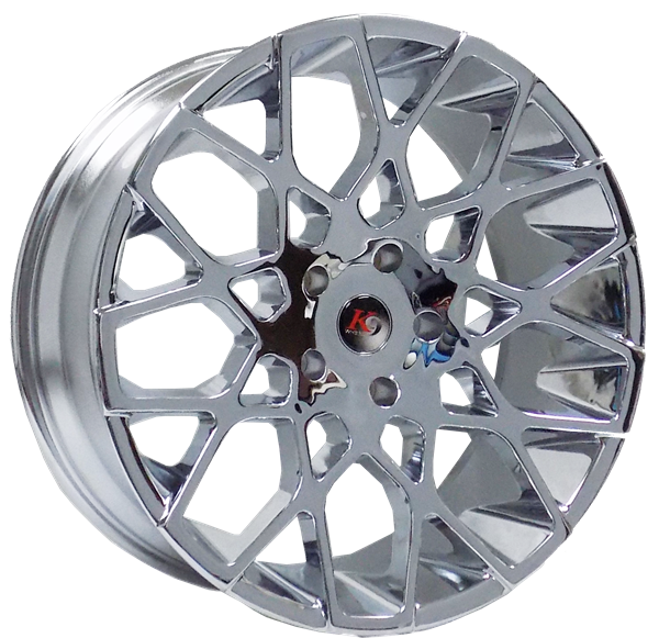 K9 966 24X10+15 5X115 C.B 74.10 CHROME.... (@ WW)
