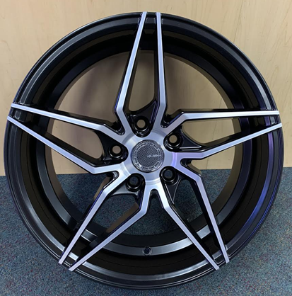 VELSEN WHEEL 101-M 17X7.5+38 5X114.3 C.B-73.1 DFB+M(U)**NO RIVETS**