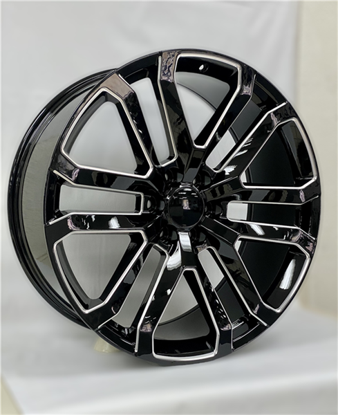 REPLICA LT003 GMC/CHEY REPLICA  22X9+31 6X139.7 C.B 78.10 GLOSS BLACK MILLED