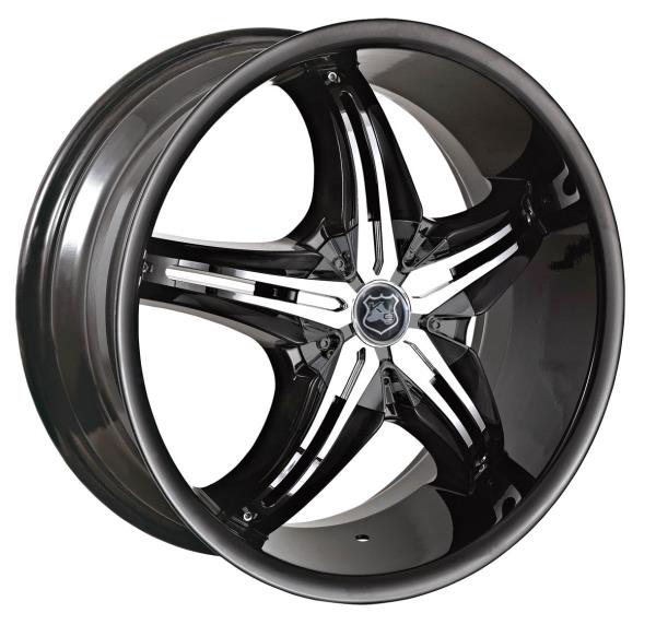 K9 K138 18X7.5+35 4X100+4X114.3 C.B 73.1 BLACK CHROME INSERTS