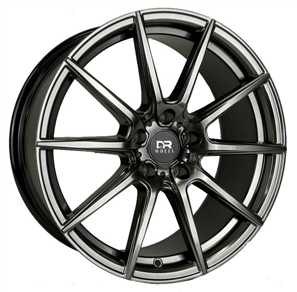 DRIFT RACING DR71 AO7001 18X8+35 5X112 C.B 66.56 HYPER BLACK **FORGED FLOW FORMED*