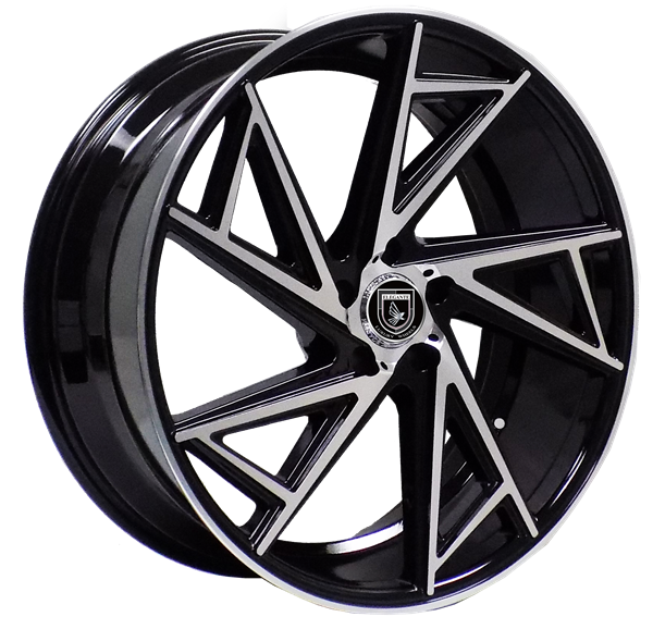 ELEGANTE E-04 A0081 20X10+38 5X120 C.B 74.10 BLACK MACHINED FACE