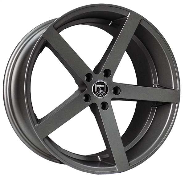 ELEGANTE AS570 20X10+40 5X115 C.B 73.10 MATT GUNMETAL GRAPHIE
