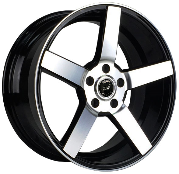 DRIFT DR50783 20X8.5+35 5X114.3 C.B 73.10 GLOSS BLACK MACHINED FACE