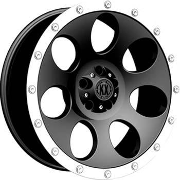 KATANA CP41 20X9+10 6X139.7 MATTE BLACK W/ MACHINE LIP