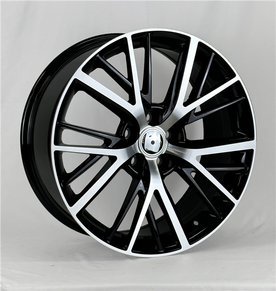 TOYOTA REPLICA AO4459 18X8+30 5X100 C.B 60.10 GLOSS BLACK MACHINE FACE