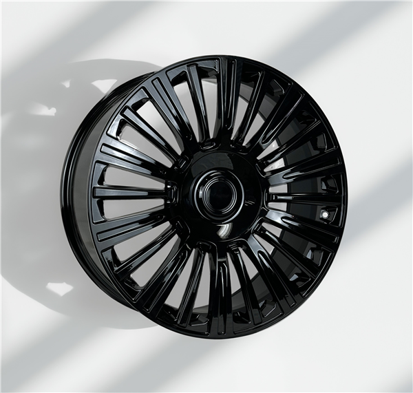 2123 CHEVY, GMC, CADILLAC REPLICA 22X9+31 6X139.7 C.B 78.10 BLACK