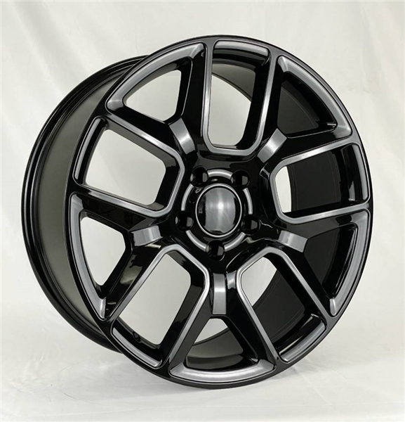 2129 DODGE VIPER REPLICA 22X9+24 6X139.7 C.B 78.10 BLACK