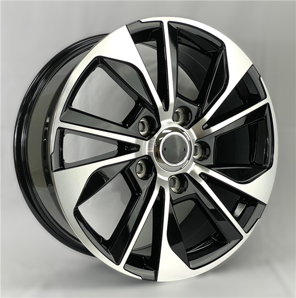 H777D TOYOTA  REPLICA 20X8.5+58 5X150 C.B 110 BLACK MACHINED FACE