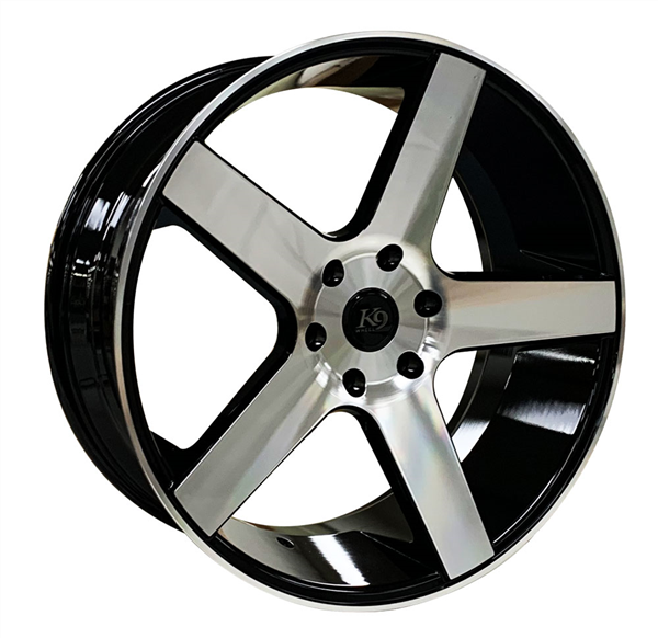 5198 20X9.5+30 6X114.3 C.B 78.10 BLACK MACHINE FACE