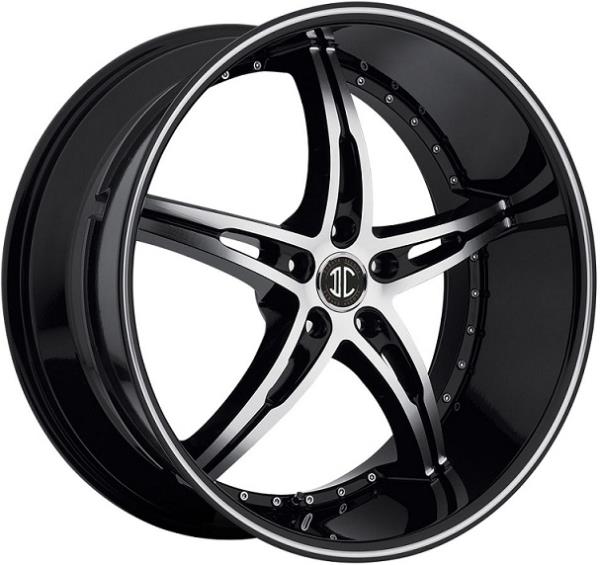 2 CRAVE NO.14 20X8.5+35 DRLD 5X114.3 C.B 74.10 BLACK DIAMOND