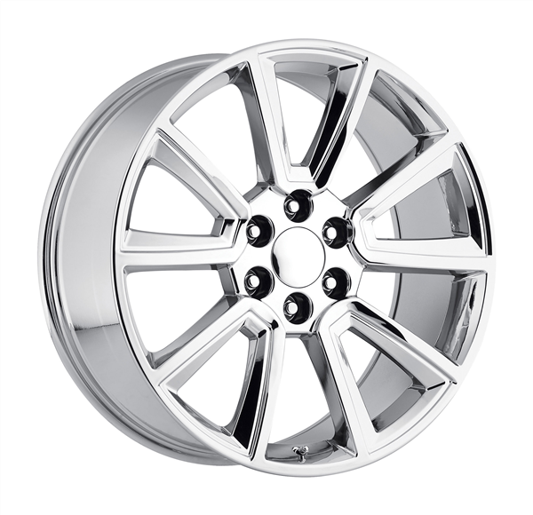 CHEVY REPLICA 777 22X9+24 6X139.7 C.B 78.10 CHROME + CHROME INSERT**SPECIAL**