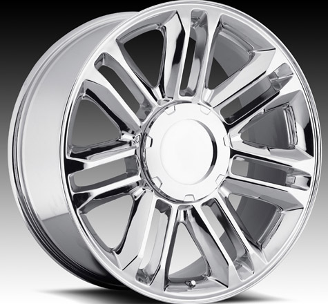 D01 [CADILLAC, YUKON, GMC] REPLICA  20X9+31 6X139.7 C.B 78.10 CHROME