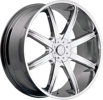 INCUBUS 840 26X9.5+15 5X115+5X139.7 C.B 100.4 CHROME