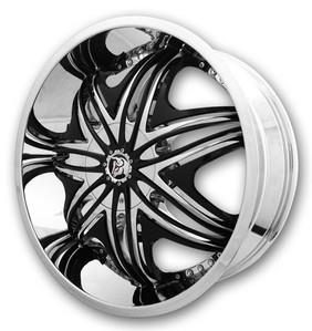 Morpheus 22x9.5 Blank 13 73.1 Chrome