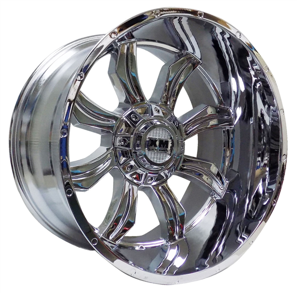 XTREME MUDDER XM-323 8086 26X14-76 8X165 C.B 125 CHROME