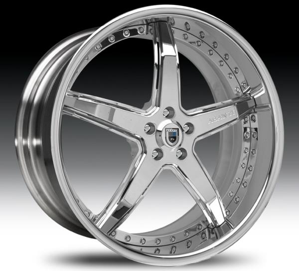 ASANTI AF157 20X8.5 5X112 2.5\ OUTER 6\" INNER CHROME"