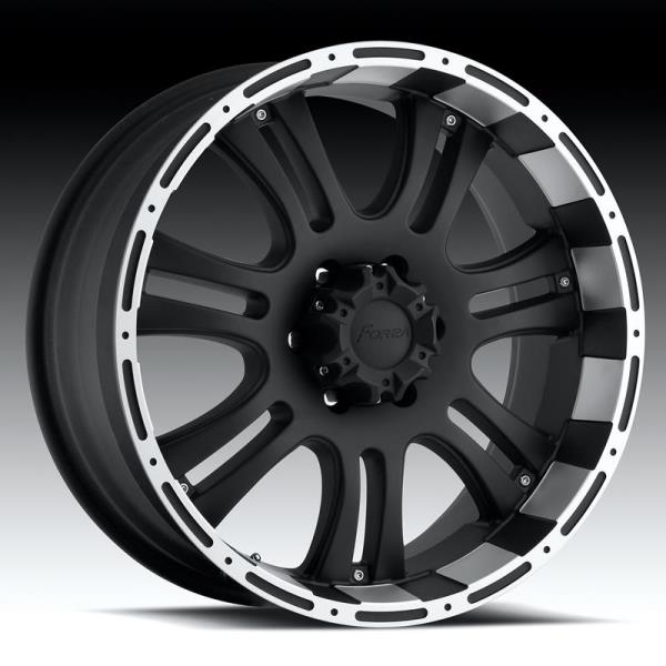 FORZA OFFROAD 306 20X9+12 6X139.7 FLAT BLACK