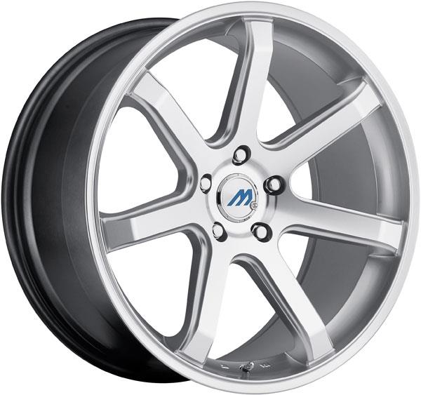 2 CRAVE MACH M7 19X9.5+35 5X112 C.B 66.56 HYPERSILVER-MF-HS (STAGGERED)
