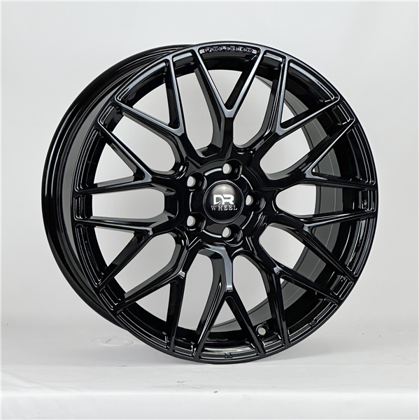 DRIFT RACING DR247 17X7.5+35 5X100 C.B 73.10 ALL GLOSS BLACK