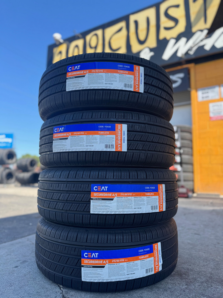 215/50R17 CEAT SECUREDRIVE A/S 95H M+S 840 B-A + ROAD HAZARD