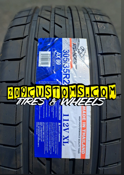 265/40R22 ATLANDER AX99 106V XL 420-A-A 45K + ROAD HAZARD