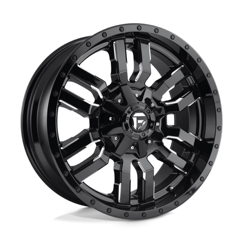 FUEL SLEDGE 17X9 6X139.7 -12MM 115.1MM GLOSS BLACK MILLED